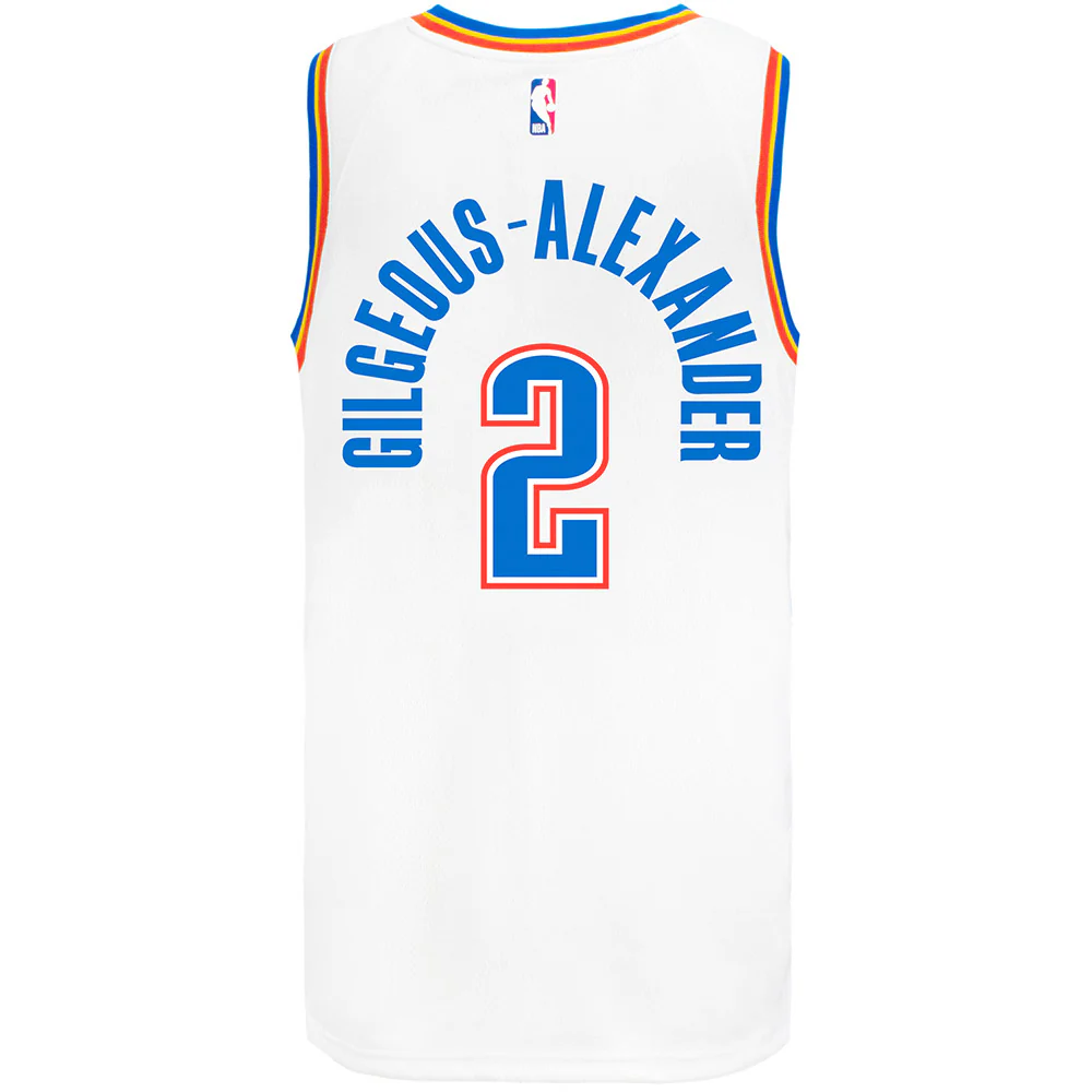 YOUTH OKLAHOMA CITY THUNDER SHAI GILGEOUS-ALEXANDER ASSOCIATION SWINGMAN JERSEY 2025-26
