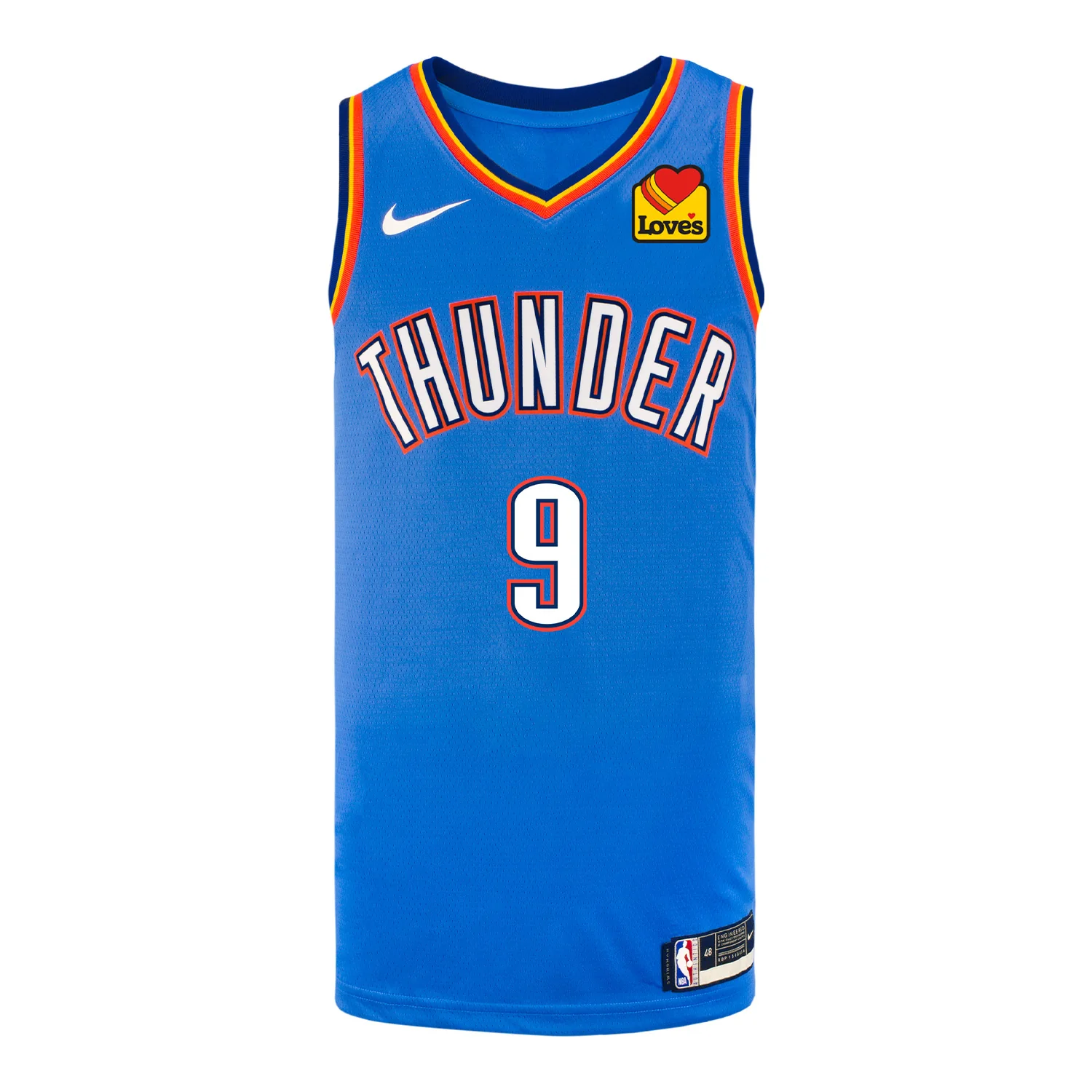 YOUTH OKLAHOMA CITY THUNDER ALEX CARUSO ICON SWINGMAN JERSEY 2025-26 - Image 2